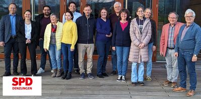 Ein starkes Team: Mit einer kompletten Liste geht die SPD Denzlingen in die Gemeinderatswahl 2024.