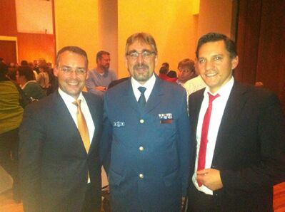 Peter Friedrich, Andreas Fleig und Johannes Fechner